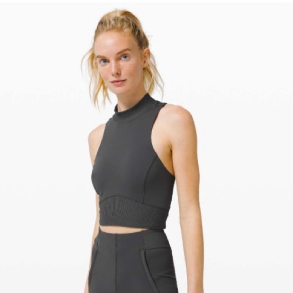 Lululemon Train Free Crop Tank Top Size 8
